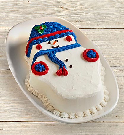 Carvel® Snowman Ice Cream Cake